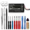Batteri for Sony PS Vita, PCH 1000, PCH 1004, PCH-1100, PCH-1104, SP65M, PA-VT65, 4-297-658-01 2200mAh + Verktøy fra CELLONIC