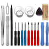 18-Piece Mobile Phone Repair Kit & Laptop Repair Tools, Precision Screwdriver Set for Repairing iPhones, Macbooks, Samsung Galaxy - with Pentalobe & TORX Bits