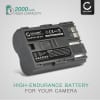 2x Batterie 2000mAh pour appareil photo Canon EOS, PowerShot, Optura - Remplacement modèle BP-511 512