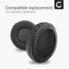 CELLONIC Erstatningsøreputer for 90x90x50mm hodetelefondeksler Myk skumpute Øreputer Over-ear Hodetelefonputer / Øreklokker