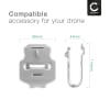 Nøkkelbånd / Lanyard for DJI Mini 2, 3 Controller halsstropp med holder – Anti-Fall Smart Drone Fjernkontroll Sling– svart