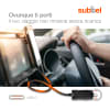 Caricatore da auto per telefono cellulare CUBOT X19 / Quest / King Kong 3 / Max 2 / Power / R15 / X30 / J9 / P40, filo di 1.1m, ricarica rapida USB C Type C a 5V 2.4A Caricabatteria rapido e sicuro