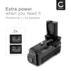 VG-C3EM Batterigrep for Sony A9, A7 III, A7R III, A7S III-kameraer - NP-FZ100 Vertikalt portrettgrep fra CELLONIC