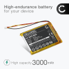 Batteri til Arenti Ainanny, Boifun 6T, VB805 (3000mAh, 3.7V) fra CELLONIC