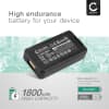 Batteri for Green-GO WBPX Wireless Beltpack 3.7V 1800mAh Lithiumpolymer fra CELLONIC