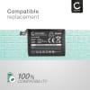 Batteri for Ring Stick Up Cam, Ring Video Doorbell 1 5500mAh fra CELLONIC
