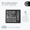 Batteri for Panasonic Lumix FX37, FX30, FX35, FX33, FS3, FS5, FX500, FX55, SDR-S10, CGA-S008 Kameraer 1050mAh fra CELLONIC