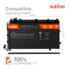 Battery for Dell Latitude 13 7350, P58G, 271J9, 3WKT0, GWV47, YX81V 11.1V 2200mAh from subtel