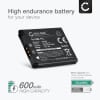 Pack de batterie CB-2L 600mAh pour appareil photo Canon IXUS 160 170 275HS, PowerShot SX410IS SX400IS, A2500, ELPH, Digital IXUS, IXY - Avec chargeur écran LED NB-11L NB-11LH et câble d'alimentation