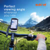 subtel® Handlebar Mount for Mio Cyclo 100 Mio Cyclo 105 Mio Cyclo 200 Mio Cyclo 205 HC Mio Cyclo 210 Mio Cyclo 215 Mio Cyclo 215 HC Mio Cyclo 300 Adjustable Out Front Mitac Stem Mount Aero Bar Handlebar Mounting Bracket 25mm 32mm 35mm - Black