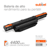 Batería para portátiles Fujitsu LifeBook E754, E756, E734 - 4400mAh 10.8V