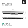 Batteri for HP Pavilion 11, Touchsmart 11, 210 G1, 215 G1, KP06, KP03, J6U77AA 2200mAh fra CELLONIC