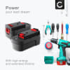 2x Batteri for Black & Decker EPC18, EPC18CA, Firestorm FS18, GKC1817, GPC1800, A1718, A18 3Ah fra CELLONIC