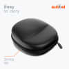 Headphone case for Sennheiser HD 25, 25-1, 25-1 II, HD25, HD25-1 Beyerdynamic DT880 Pro Teufel Aureol ASUS ROG Strix Fusion, Cerberus Gaming Headset Sony MDR-Serie, MDR-XB950B1, MDR-XB950N1 - Beskyttende støtsikker Hard Case til øretelefoner- svart