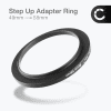 CELLONIC 49mm to 58mm Step Up Ring – Lens Filter & Hood Stepping Up Adapter Ring Mount Adapter for Canon, Nikon, Sony, Fuji, Olympus Camera Lenses