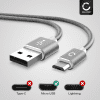 USB Kabel für Acer Aspire Switch 10 / 10 E / 10 HD / 11 (micro USB) Tablet - 1m Ersatz Ladekabel Micro USB - Datenkabel 2.0