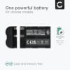 Batteri for Nikon D100 D50 D70 D70s EN-EL3 / EN-EL3a (1600mAh, 7.4V) fra CELLONIC
