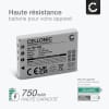 Batterie 800mAh pour appareil photo Nytech DS-7210, DS-8210, DS-8310 - Remplacement modèle DM6331