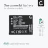 Batteri for Panasonic Lumix TZ5, TZ3, TZ1, TZ4, TZ2, TZ50, TZ15, TZ11, CGA-S007 Kameraer 900mAh fra CELLONIC