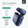 subtel Case Cover for Apple AirPods AirPods 2 Cases - Protective Plastic Soft Shell Charging Case Skin Portable & Shockproof Slim Anti-Slip - Blue