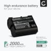 2x EN-EL15b EN-EL15a Camera Battery + Charger Set for Nikon D7200 D7000 D7100 D750 D7500 D500 D600 D610 D800 D810 D850 Z6 Z7 2000mAh Replacement Battery MH-25 LCD Smart Charger