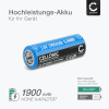 2x Akku für Braun Series 9 9465cc, 9325s, 9385cc, 9390cc / Series 8 8370cc, 8365cc, 8417s, 8350s / Series 7 790CC, 7865cc - UR18500Y (1900mAh ) Ersatzakku