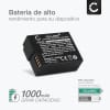 2x Bateria para cámaras Leica Q (Typ 116) V-LUX (Typ 114) V-LUX 4, DP1Q DP2Q DP3Q - BP-DC12-E,BP-51 1000mAh + Cargador rápido BP-DC12,BP-51 Baterías recargables