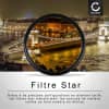 Star Filter for Ø 72mm (4 Point) Cross Filter, Starburst Effect