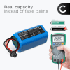 Batteri for lubluelu  SL60D, SL68, Tesla RoboStar iQ550 2600mAh fra CELLONIC