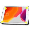 Flipfodral för Apple iPad 10.2 2019, 2020, 2021 (7th, 8th, 9th Gen) surfplatta/tablet - svart Konstläder skydd som håller hörn, kanter och display hela - vikbart fodral som agerar stativ åt ipad/tablet/surfplatta