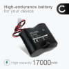Batteri till Abus FU2986, FU8220 FU8220, FU2986 (17000mAh, 3.0V) från CELLONIC