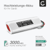 Akku für Husqvarna Automower 220AC, Automower 230 ACX, 210C, 260 ACX, G2, Solar Hybrid, Solarmower 1996 (535120902, 535120901) 3Ah 18V von CELLONIC