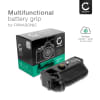 DMW-BGGH3 Battery Grip for Panasonic Lumix DMC-GH3, DMC-GH3A, DMC-GH3H, DMC-GH4, DMC-GH4A - Camera Vertical Grip for DMW-BLF19 Batteries - Multifunction Portrait Handle & Battery Holder