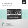 Batterie DBS-1350A 1200mAh pour téléphone portable Doro 7050 / 7060 / 7070 / 7441