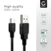 Camera USB Cable for Olympus E-5 E-3 E-300 E-1 C-8080 C-7070 C-5060 C-5050 C-765 VG-110 VG-150 FE-210 FE-170 D-700 D-765 D-770 1m Fast Charging Data Cable for Camera 2A Charger Lead PVC - Black