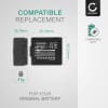 2x Batteri for Panasonic NV-GS10 NV-GS120 NV-GS140 NV-GS150 NV-GS158 NV-GS180 NV-GS188 NV-GS200 Kameraer 750mAh fra CELLONIC