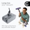 Batteri for Dyson V8, V8 Absolute, V8 Animal, V8 Animal Exclusive, V8 Fluffy, V8 Range (Dyson 215681), SV10, SV25 4000mAh fra CELLONIC