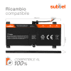 Batteria subtel® C41N1731 per notebook ASUS ROG Strix Scar II (GL704GM/GL704GB/GL704GW) / ROG Strix Hero II GL504GM Affidabile ricambio da 4300mAh Sostituzione ottimale per computer portatile laptop Asus