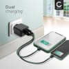 USB 2-fold hurtiglader: Ladeadapter for iPhone 15, iphone 14, Samsung 23, Huawei, Xiaomi, smarttelefon, nettbrett, høyttalere, hodetelefoner og mye mer - med 3,4A 17W