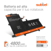 Batteria subtel® PO02XL per notebook HP Stream 11-r0xx Serie Affidabile ricambio da 5600mAh Sostituzione ottimale per computer portatile laptop HP