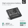 Batteri for Becker Map Pilot, Becker HJS 100 900mAh fra subtel