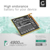Batteri for Samsung Galaxy Tab A7 Lite SM-T220, SM-T225, Samsung HQ-3565N, HQ-3565S 4900mAh fra CELLONIC