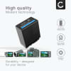 Batteri for Panasonic SDR-H80 H40 H20 AG-AC160 AC130 AG-HMC150 HDC-TM700 HDC-SD9 HDC-SDT750 Kameraer 7800mAh fra CELLONIC