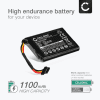 Batteri til TomTom Via Live 120, 125, 120 Live Western Europe, GO Live 820 Europe, XL Live, XL 340M Live, XL 340TM Live, 4EL0.001.01, VF3A (1100mAh, 3.7V) fra CELLONIC