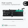 1x Batteri for Lenovo Thinkpad T14 Gen 1, ThinkPad T590, T15 Gen 2, P53s, P15s Gen 2, L18M3P73, L18L3P73, 5B10W13905, L18M3P71 4650mAh 11.55V fra CELLONIC