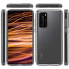 Backcover for Huawei P40 - TPU, Gjennomsiktig lomme, pocket, shell, skal