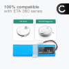 Batteri for ETA 360 Robot Vacuum S6, 5225 Raggio, 3225 Raggio Eco, 5225 90000 2600mAh fra CELLONIC