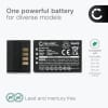 2x Batteri for FujiFilm GFX 50R, GFX100, GFX 50s, Fujifilm GFX 50S, Fuji GFX 100 Kameraer 1000mAh fra subtel