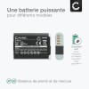 Batterie 1900mAh pour appareil photo Canon PowerShot G1 X Mark - Remplacement modèle NB-12L