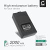 2x 804572, 9836713, 9836721, FUA 41 batterij voor Hiab XS Drive, Hiab Olsberg, Hiab Hi Drive 4000, Hiab 2055112 afstandsbediening - 2000mAh vervangende accu reserve batterij